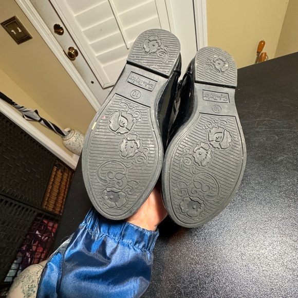 Sophia Taylor size 10 black ankle strap patent leather shoes - Picture 5 of 6